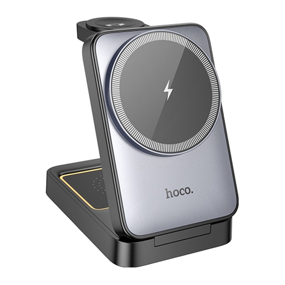 3 in 1 Foldable MagSafe Magnetic Wireless Charger Dock Stand Station 3 in 1 Foldable MagSafe Magnetic Wireless Charger Dock Stand Station